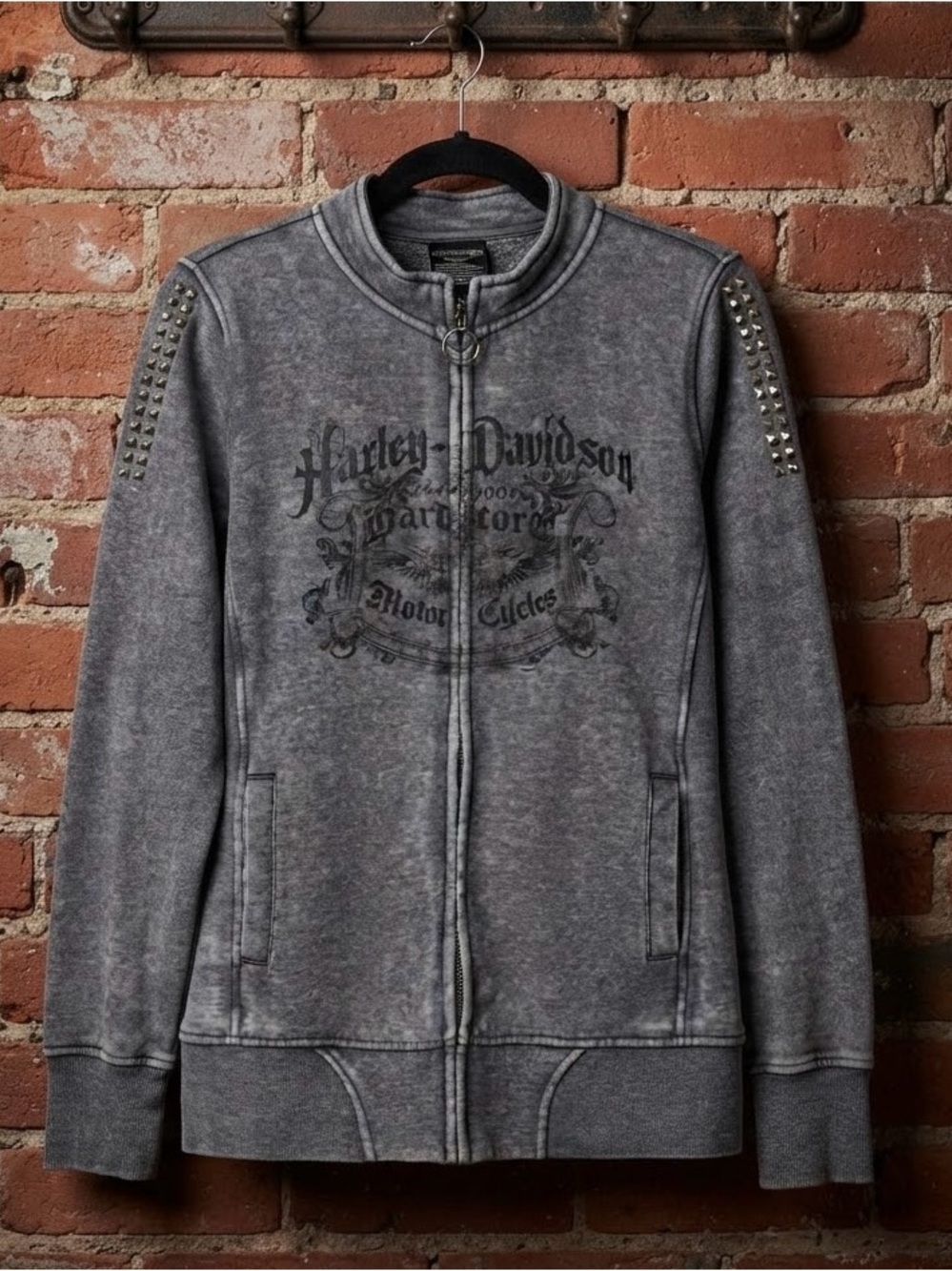 Harley-Davidson Thunder Creek Chattanooga TN Studded Full-Zip Jacket